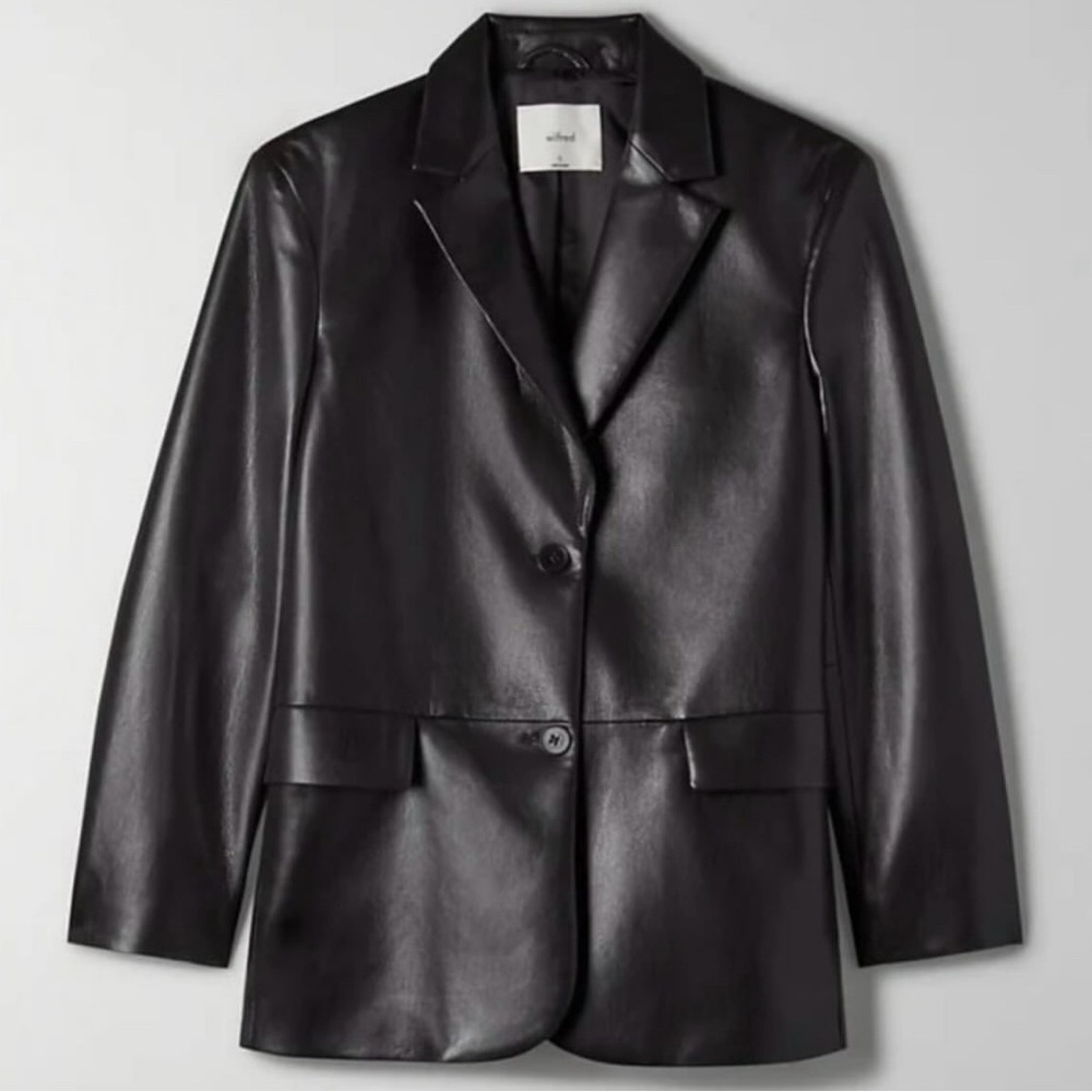 Black Leather Women's Jacket